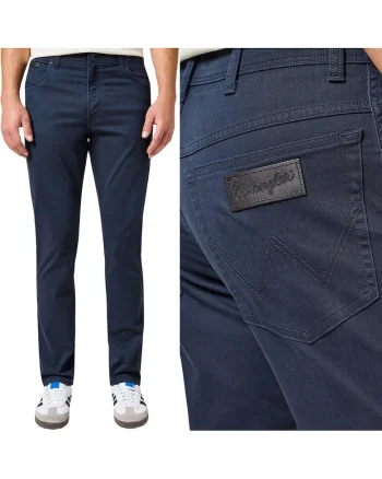 Pantaloni  Texas Slim, bleumarin închis, Albastru