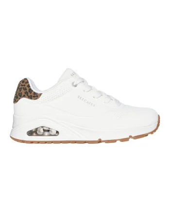 Pantofi sport wedge Uno Jungle Nite, Alb