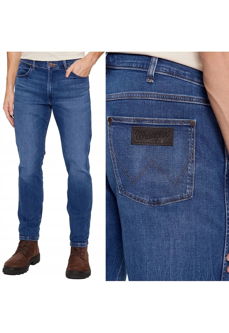 blugi  Larston, slim tapered, albastru, Albastru