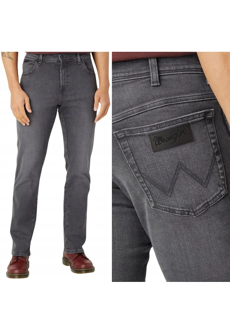 Blugi barbati  Texas gri W36 L32, drepti, elasticitate medie