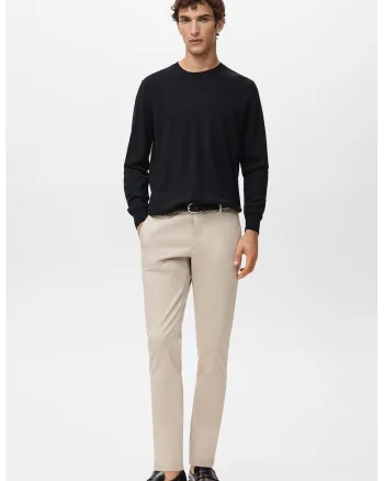 Pantaloni Chino cu croiala slim-fit Barna, Bej deschis
