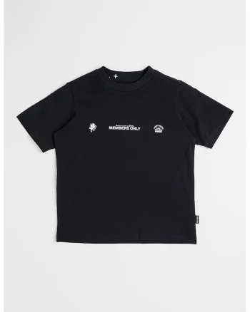 Tricou din bumbac cu imprimeu, Alb/Negru