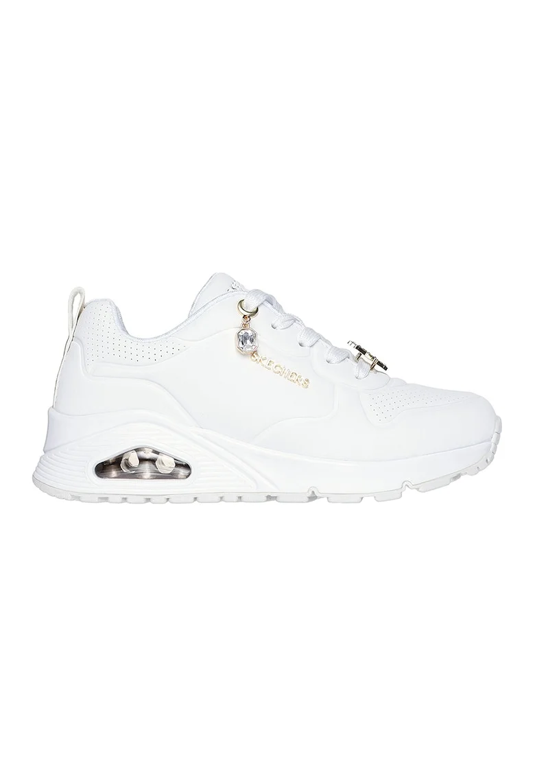 Pantofi sport Uno Gen 1 de piele ecologica cu aplicatie metalica