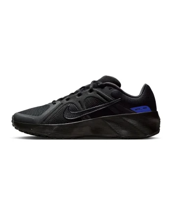 Pantofi sport Metro Tech cu logo, Negru/Albastru royal