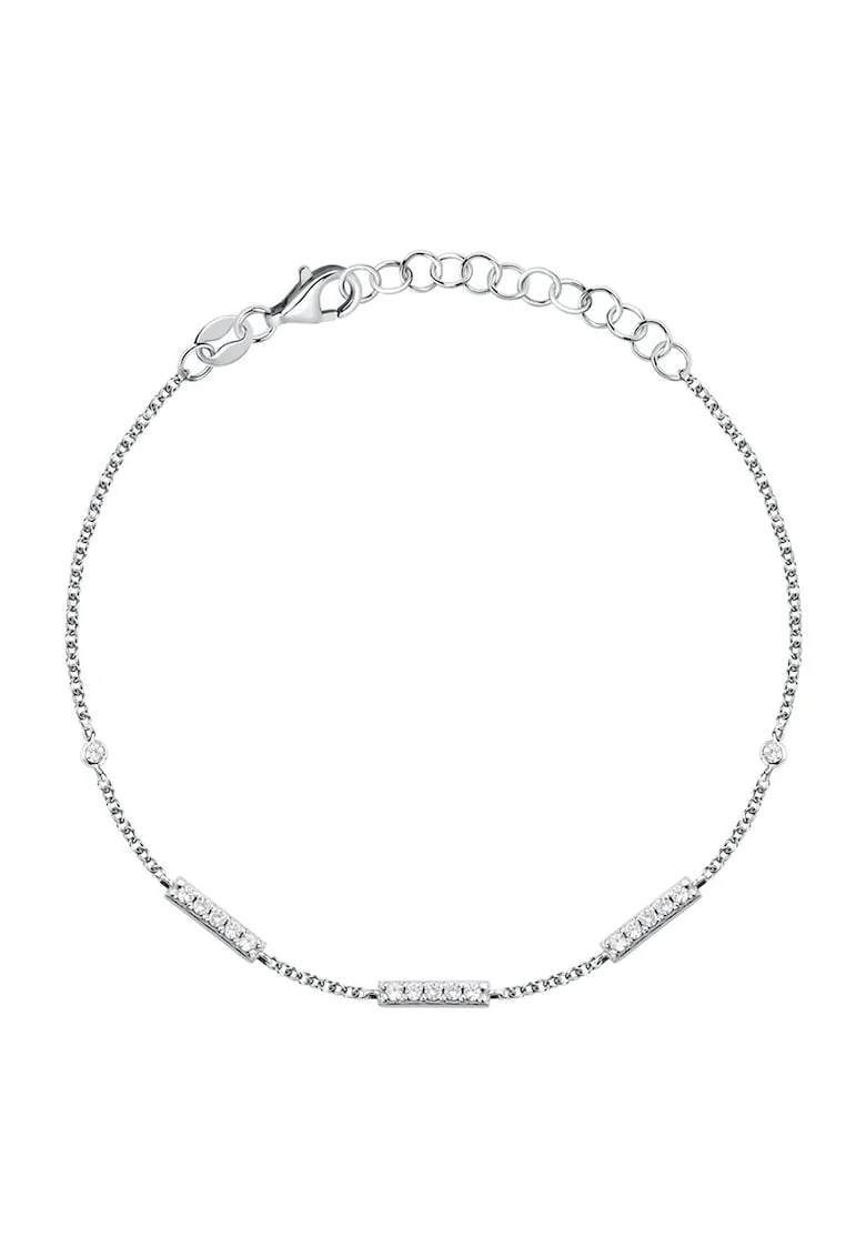 Bratara din argint veritabil 925 decorata cu zirconia, Argintiu