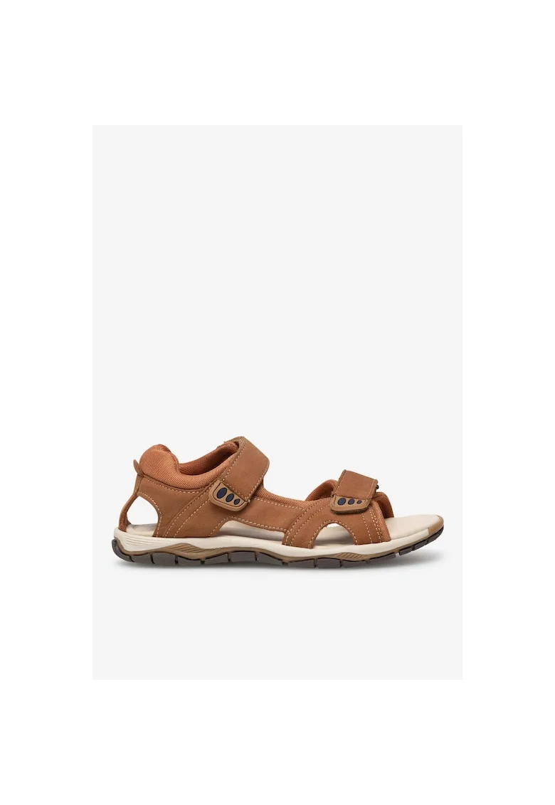 Sandale copii  WIGO CI12-2625-08, piele naturala, alb,
