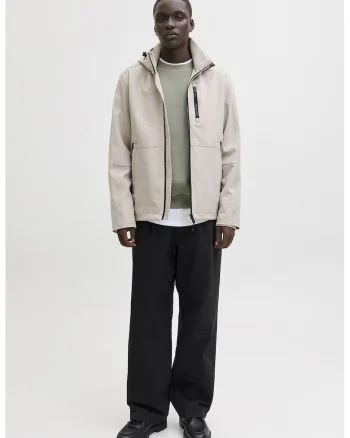 Bluza de trening cu decolteu la baza gatului si model uni, Verde pal