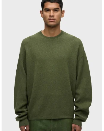 Pulover din knitwear cu guler rotund