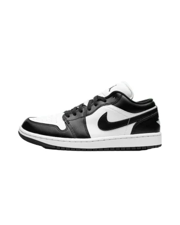 Pantofi sport barbati  Air Jordan 1 Low Panda, design minimalist, materiale de inalta calitate, Alb/Negru