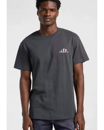 Tricou barbati,  LOGO TEE, bumbac, negru, maneca scurta