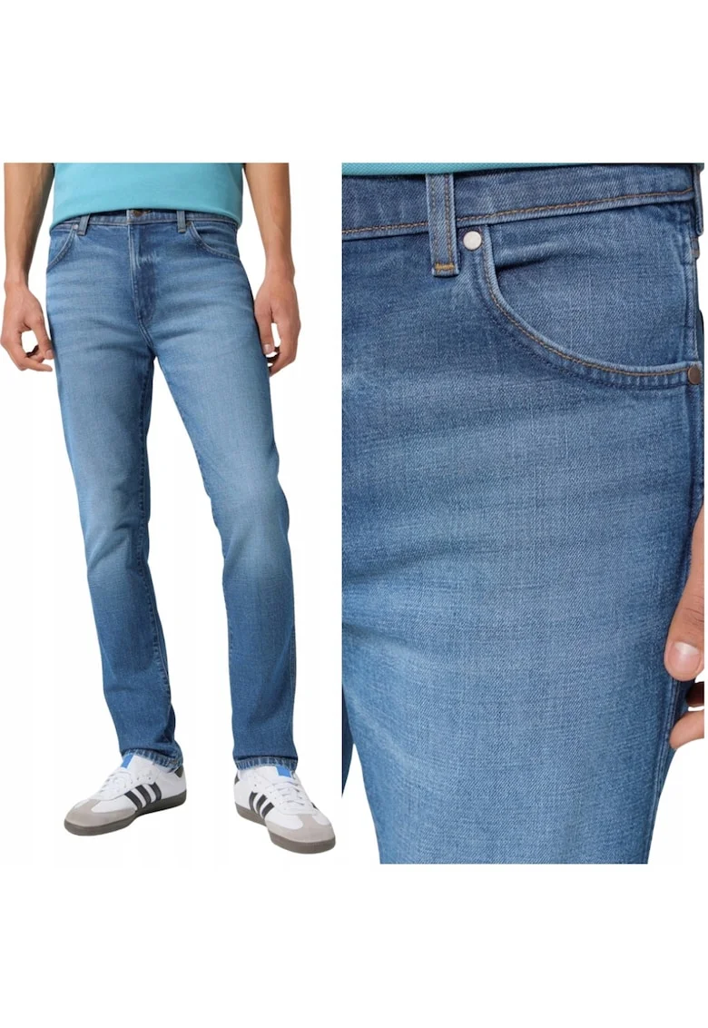 Jeans bărbați,  Larston 812, slim tapered, albastru, L30, Albastru