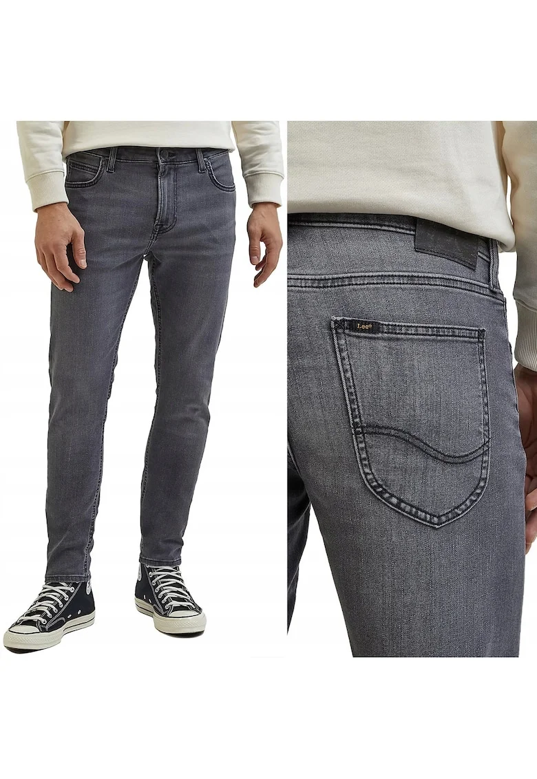 Blugi  Malone skinny gri închis, Gri