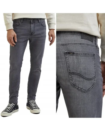 Blugi  Malone skinny gri închis, Gri