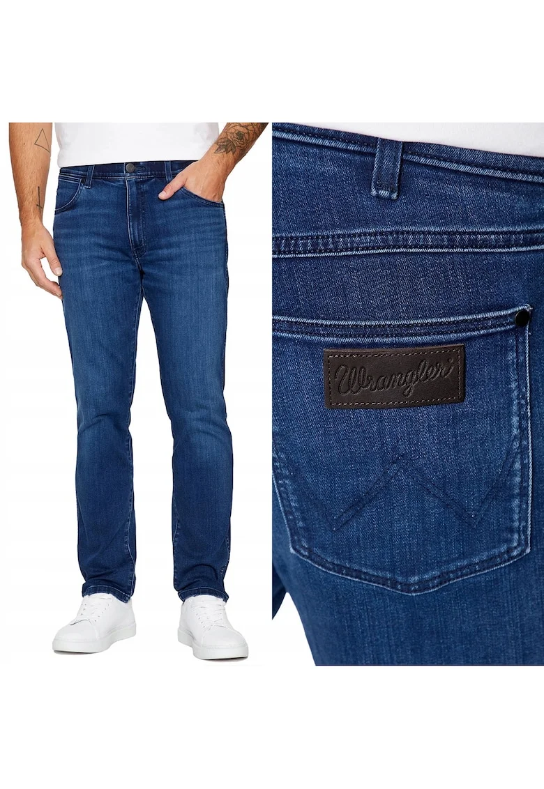 Blugi  Larston albastru, slim tapered, Albastru