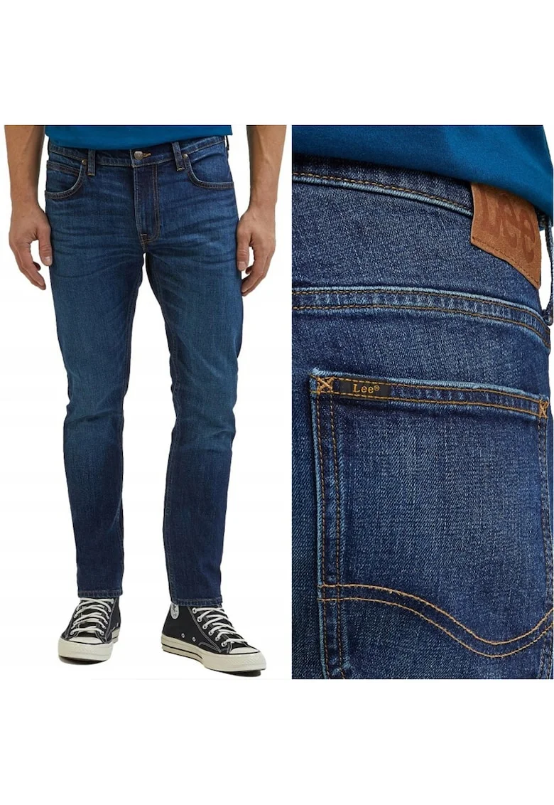 Pantaloni  Luke Slim Tapered albastru, Albastru