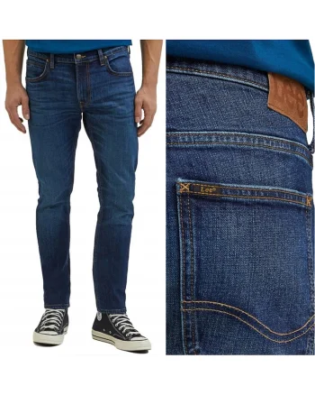 Pantaloni  Luke Slim Tapered albastru, Albastru