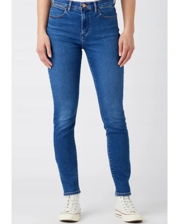 Blugi skinny dama Camelia,  bumbac/poliester/elastan, albastru