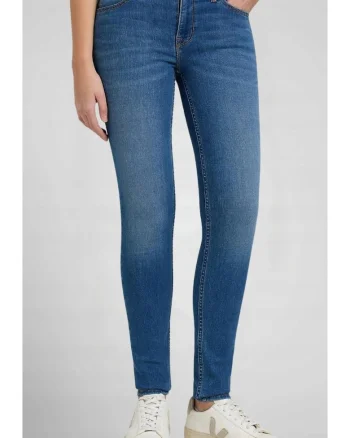 Blugi dama L526AHKR,  Bumbac, Albastru, Slim fit, Skinny,