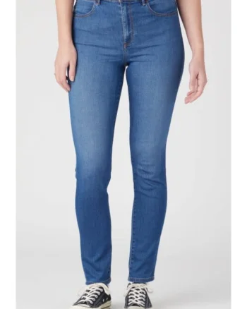 Blugi skinny dama  bumbac/elastan, albastru,