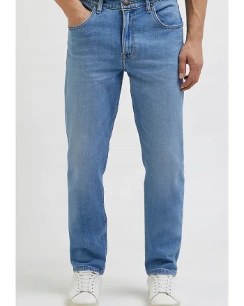 Blugi barbati  Brooklyn Straight regular fit albastru bumbac, Albastru
