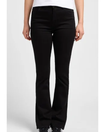 Blugi dama L31TFS47,  Bumbac, Negru,