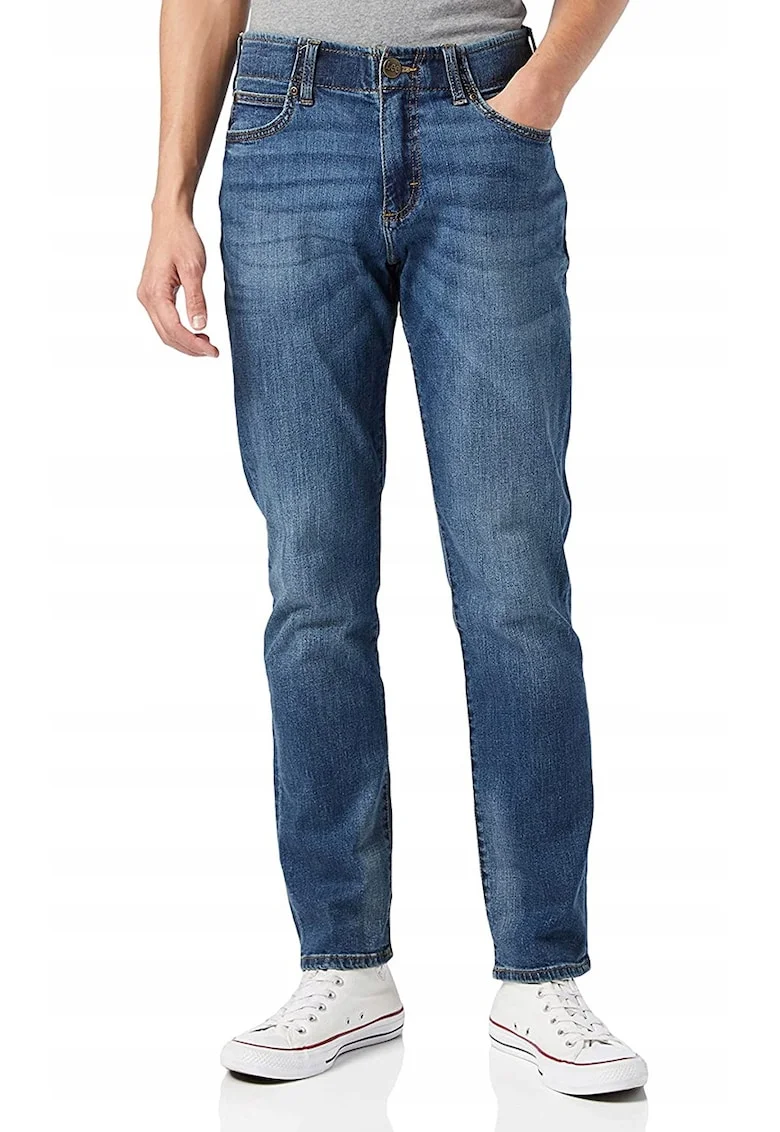 Pantaloni  Straight Fit, Extreme Motion, albastru inchis, bumbac