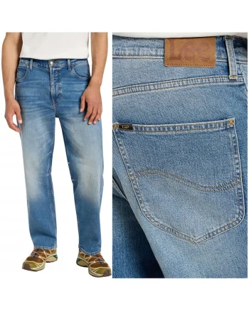 Jeans bărbați  Asher loose straight, albastru, Albastru
