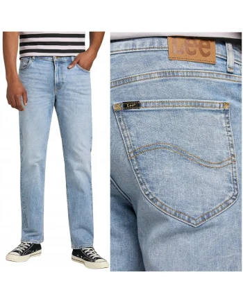 Blugi drepti  West Relaxed albastru, croi larg, Albastru