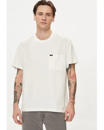 Tricou barbati,  595128, Ecru, Bumbac