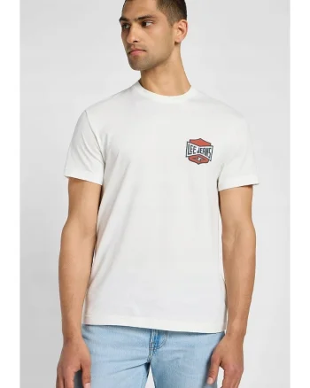Tricou barbati,  RELAXED TEE, supradimensionat, alb, bumbac