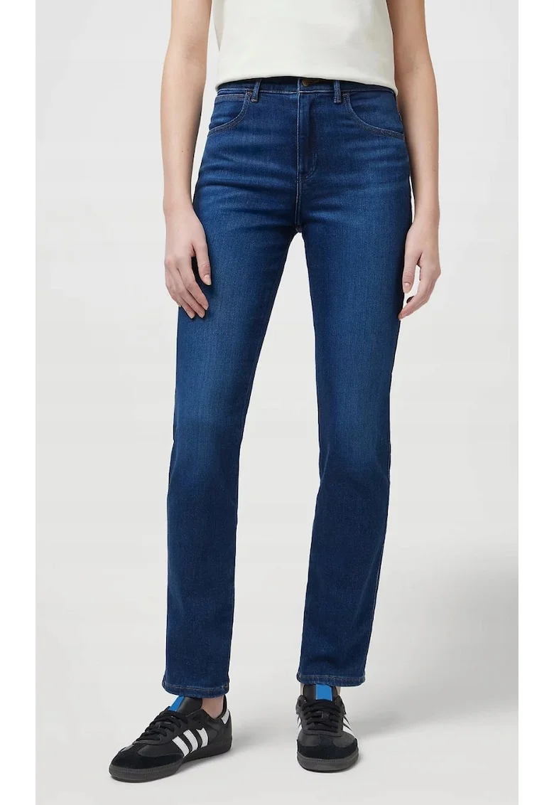 Blugi dama W26LZM23Z,  slim fit, albastru, bumbac, Albastru