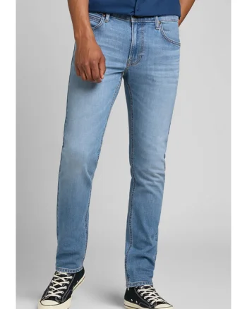 Blugi barbatesti  Luke, bumbac/elastan, slim, albastru