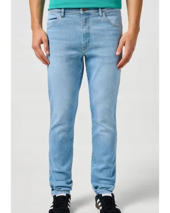Blugi barbatesti  Larston, slim fit, bumbac/elastan, albastru deschis,