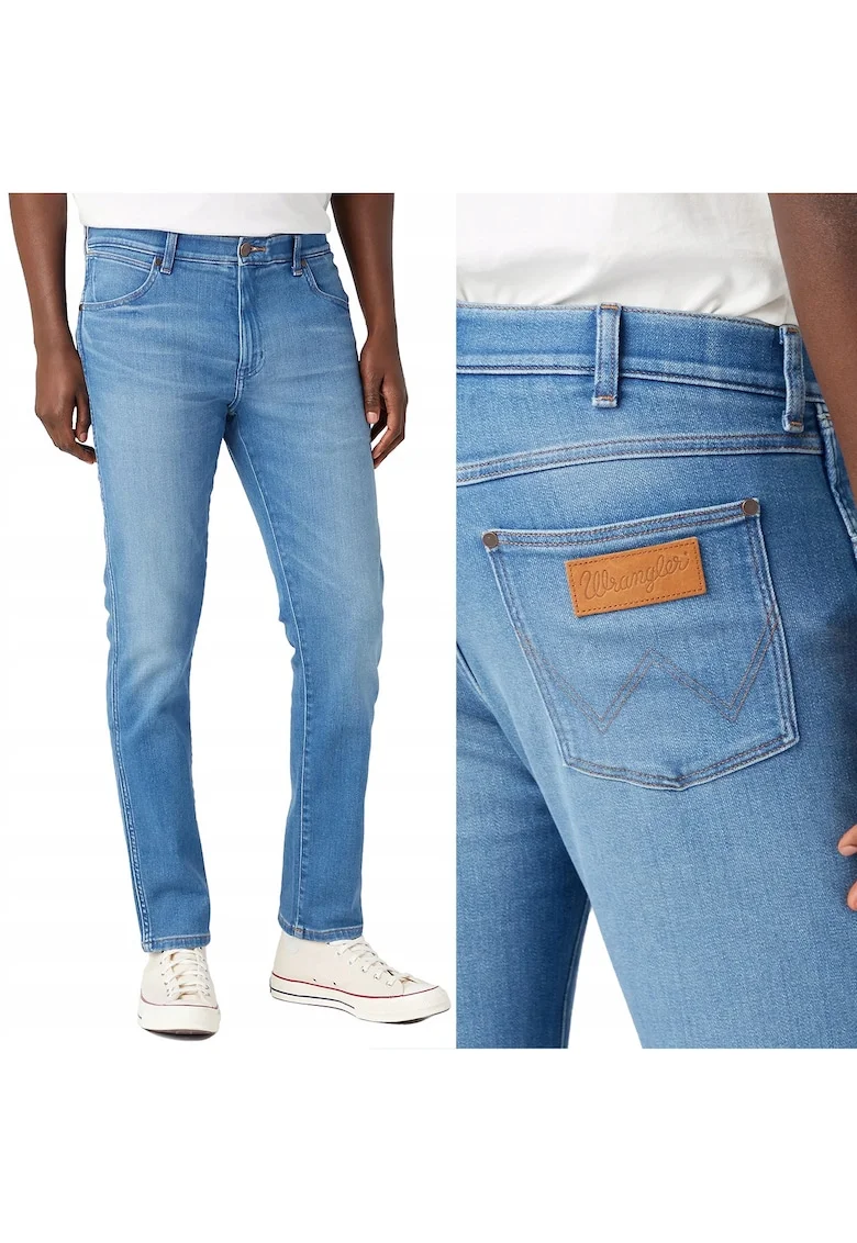 Blugi barbati  Larston W27 L32, slim tapered, elasticitate, albastru
