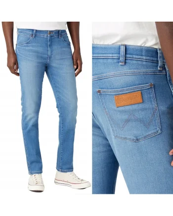 Blugi barbati  Larston W27 L32, slim tapered, elasticitate, albastru