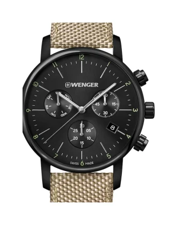 Ceas barbatesc  01.1743.117 Urban Klassik Cronograf 44mm, 10ATM, Negru