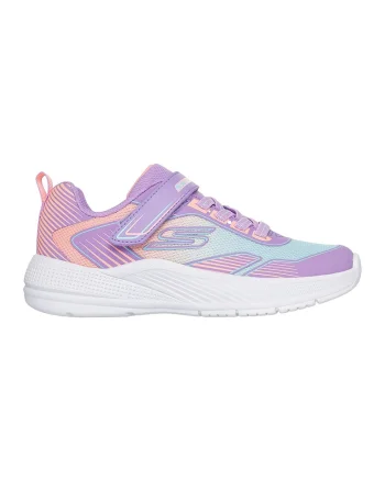 Pantofi sport de plasa si piele ecologica Microspec Advance Oasis, Turcoaz/Piersica/Ametist