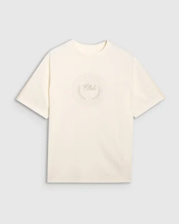 Tricou  Oversize, Ecru, Ecru