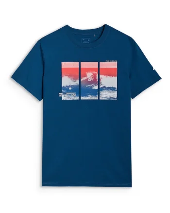 Tricou Barbati  Verde Azur, 100% Bumbac, SS25, Verde