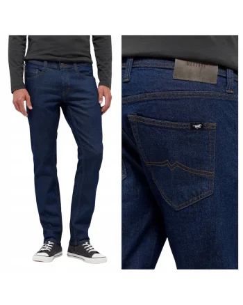 Blugi Barbati,  Oregon Slim, Marime W32-L32, Albastru, Slim Fit, Bumbac, Design Clasic Casual, Lungi, Ideal Pentru Uz Zilnic
