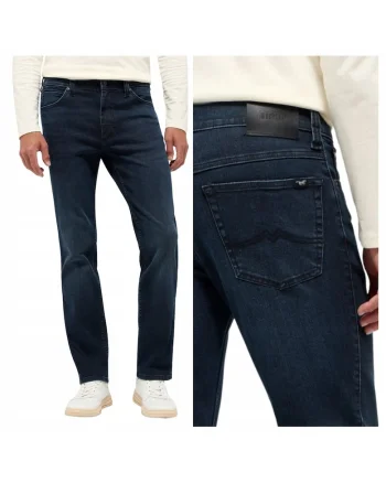 Blugi Barbati,  Tramper Straight, Marime W32-L32, Albastru, Straight Fit, Bumbac, Design Clasic Casual, Lungi, Ideal Pentru Uz Zilnic