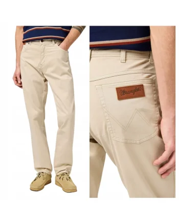 Blugi Barbati,  Style Texas Slim, W30-L32 US, Bej, Slim Fit, Bumbac, Design Clasic Casual, Ideal Pentru Uz Zilnic, Lungi