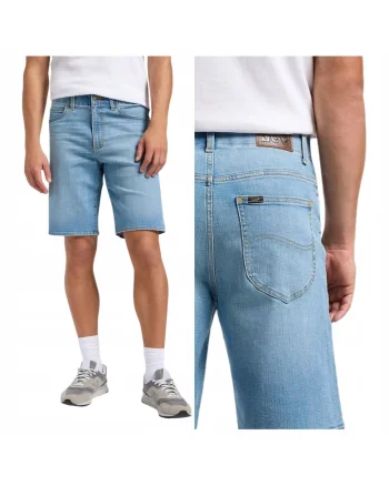 Pantaloni scurti de barbati,  Marimea 30, Albastru, Model 5 POCKET SHORT, Croiala dreapta regulara confortabila, Talie inalta moderna, Inchidere cu fermoar practic, Buzunare functionale