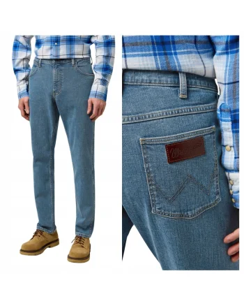 Blugi Barbati,  Greensboro, W31-L30 US, Albastru, Regular Fit, Bumbac, Design Clasic Casual, Ideal Pentru Uz Zilnic, Lungi