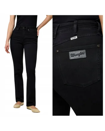 Blugi pentru femei,  Marimea 29/32, Negru, Model STRAIGHT, Croiala confortabila dreapta Straight fit, Talie medie clasica, Inchidere cu fermoar practic, Dotat cu 5 buzunare utile