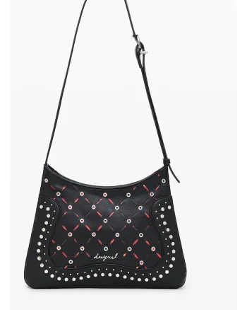 Geanta dama negru 25WAXP38, Rosu/Negru, Universal