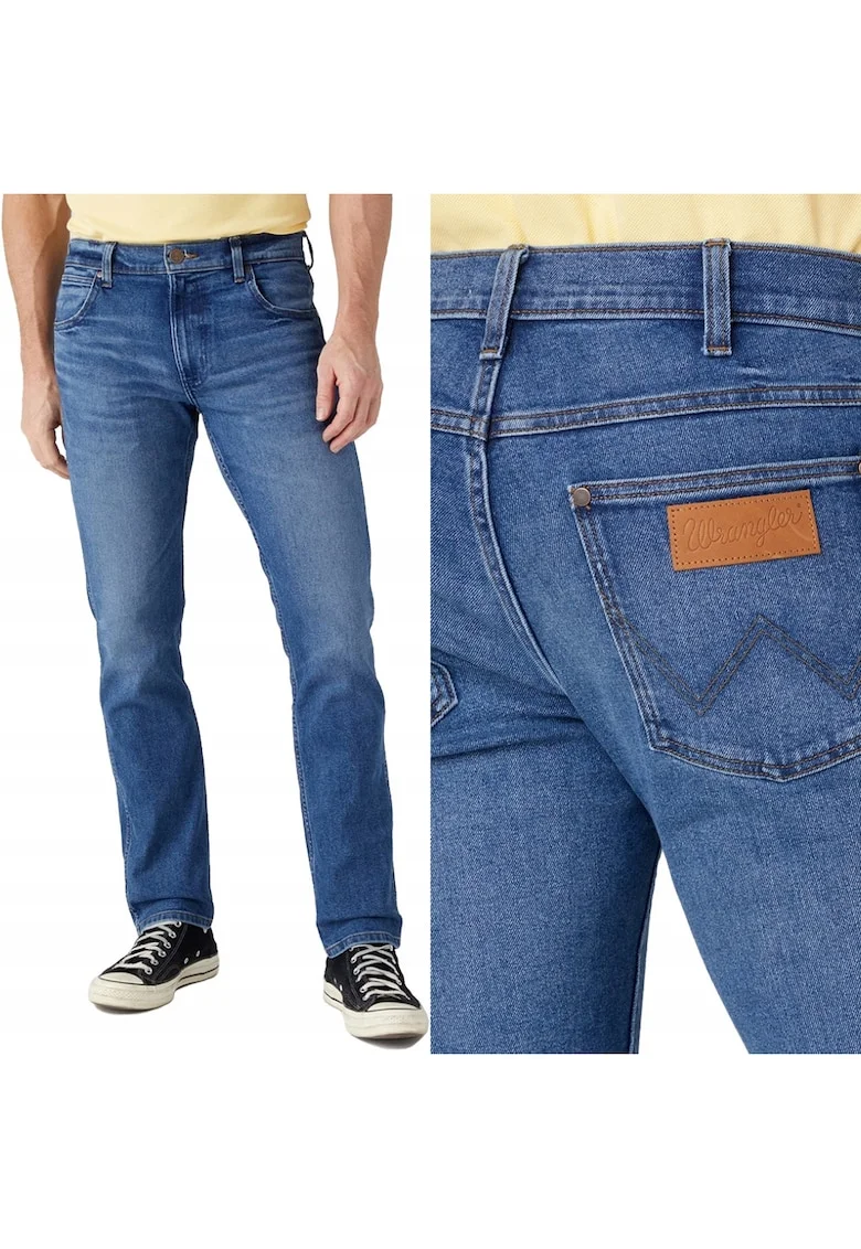 Blugi barbati  Greensboro 803, albastru, W31 L34, ajustare medie, udwqfsor elastici, Albastru