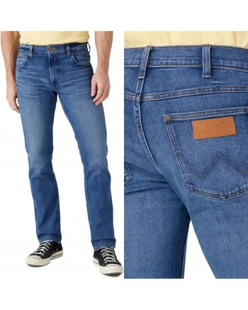 Blugi barbati  Greensboro 803, albastru, W31 L34, ajustare medie, udwqfsor elastici, Albastru