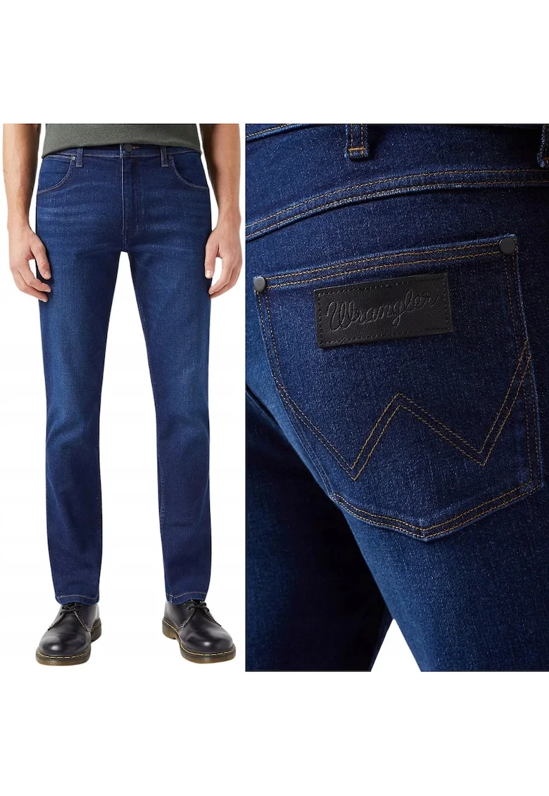 Pantaloni Jeans barbati  Greensboro 803, albastru inchisfewqg, Albastru