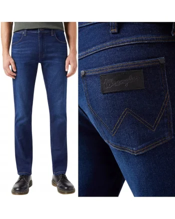 Pantaloni Jeans barbati  Greensboro 803, albastru inchisfewqg, Albastru